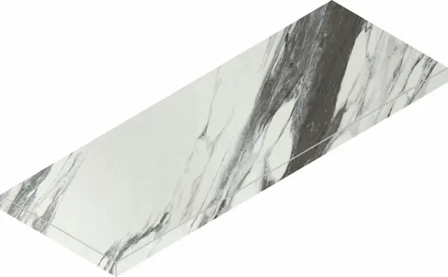 Charme Deluxe Statuario Fantastico Scalino Ang Sx (Угл Лев) Nat 33x80