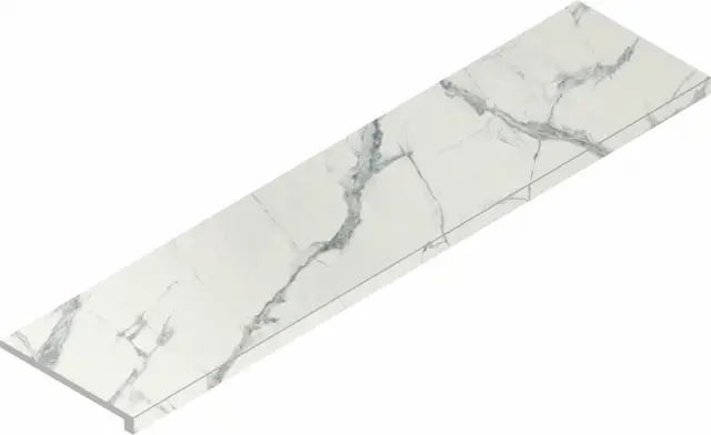 Charme Deluxe Invisible White Scalino Ang Dx (Угл Прав) Cer 33x120