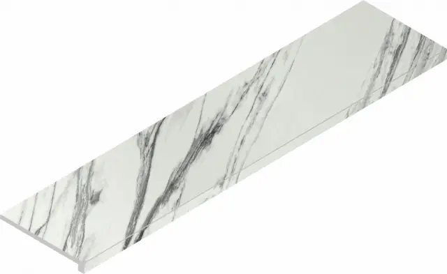 Charme Deluxe Statuario Fantastico Scalino Ang Dx (Угл Прав) Cer 33x120