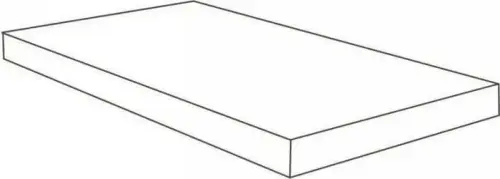 Charme Deluxe Bianco Michelangelo Scalino Ang Sx (Угл Лев) Cer 33x120