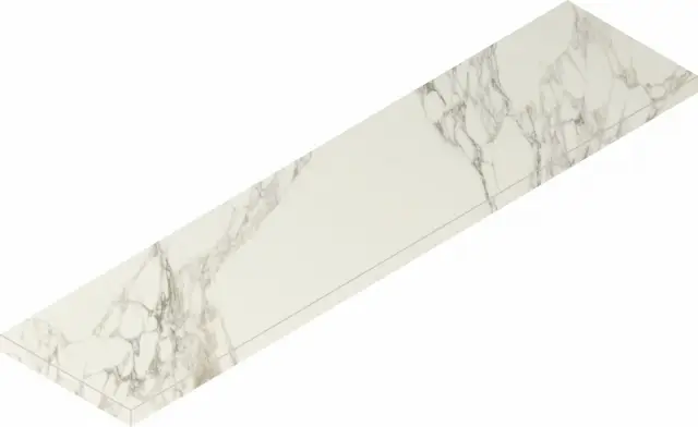 Charme Deluxe Arabescato White Scalino Ang Sx (Угл Лев) Cer 33x120