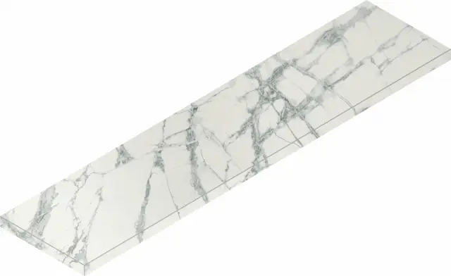 Charme Deluxe Invisible White Scalino Ang Sx (Угл Лев) Cer 33x120