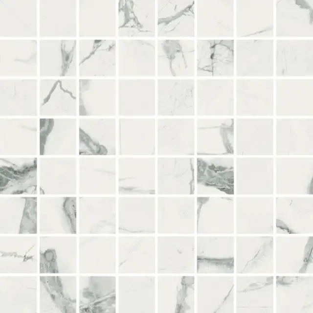Charme Deluxe Invisible White Lux Mosaico 3.5x3.5 29.2x29.2