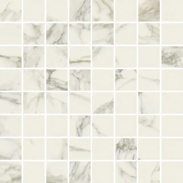 Charme Deluxe Arabescato White Lux Mosaico 3.5x3.5 29.2x29.2