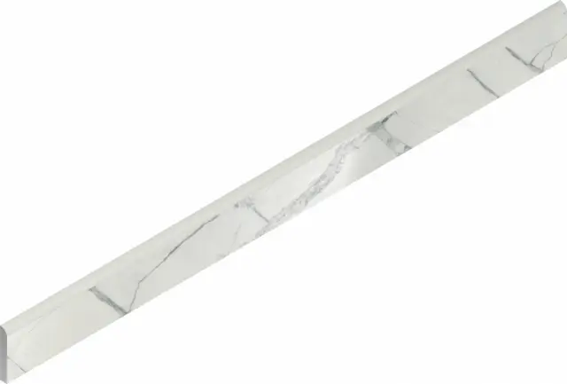 Charme Deluxe Invisible White Battiscopa Lux 7.2x80