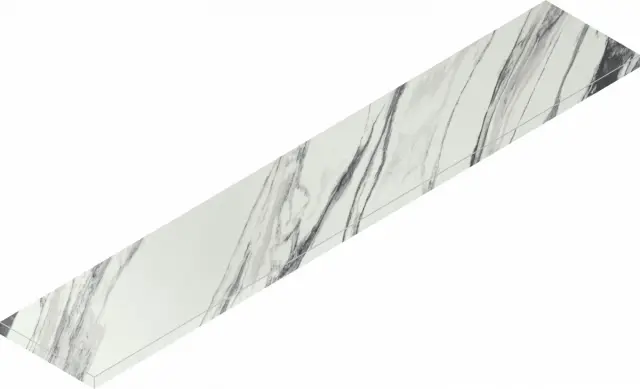 Charme Deluxe Statuario Fantastico Scalino Ang Sx (Угл Лев) Nat 33x160