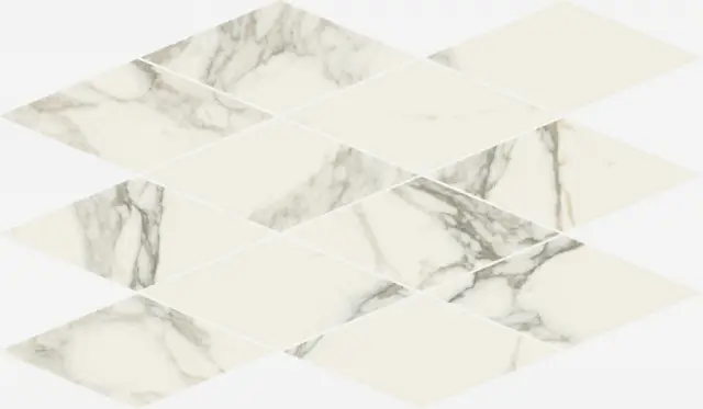 Charme Deluxe Arabescato White Mosaico Diamond Lux 28x48