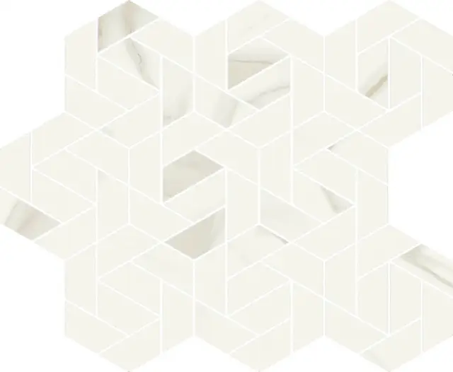 Metropolis Calacatta Gold Mosaico Icon Nat 28.6x34.7