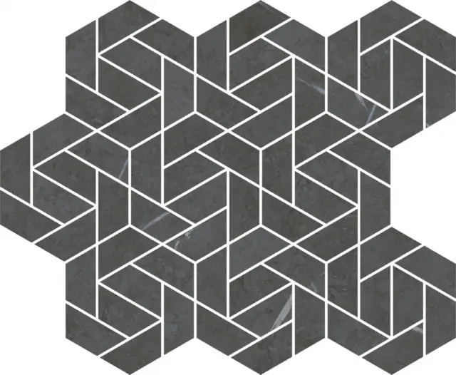 Metropolis Imperial Black Mosaico Icon Nat 28.6x34.7