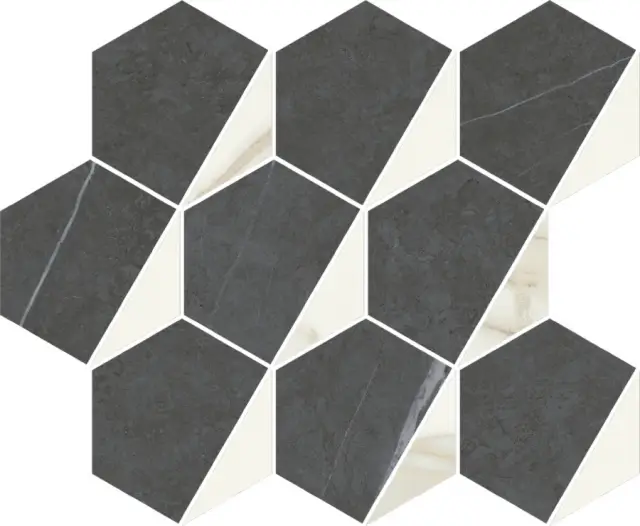 Metropolis Mosaico Hexagon Cold Nat 25.4x31