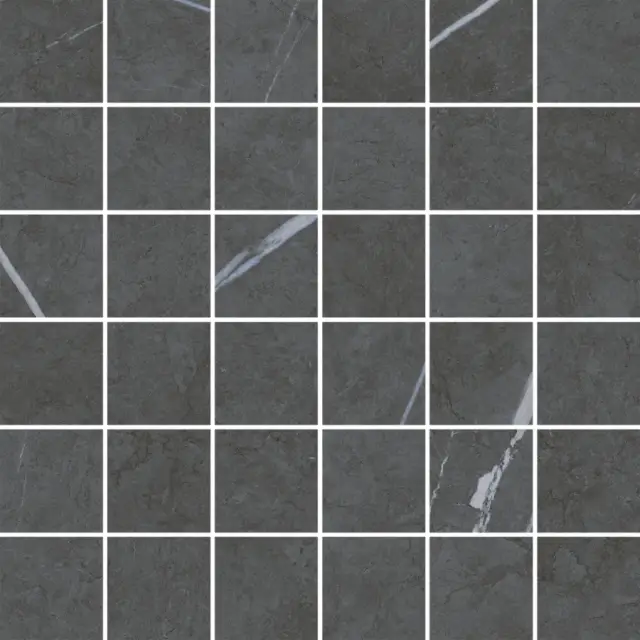 Metropolis Imperial Black Mosaico Nat 30x30