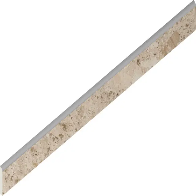 Continuum Stone Beige Battiscopa 7.2x80
