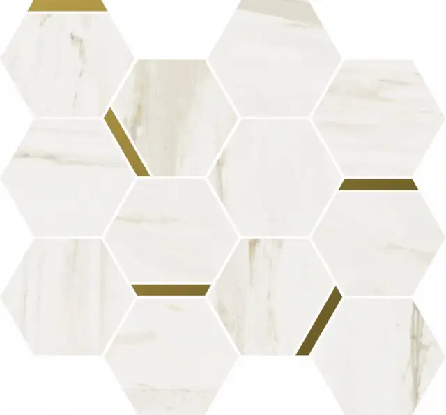 Stellaris Carrara Ivory Mosaico Chic 36.8x26.9