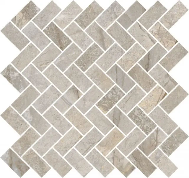 Stellaris Elegant Silver Mosaico Cross 29.70x31.50
