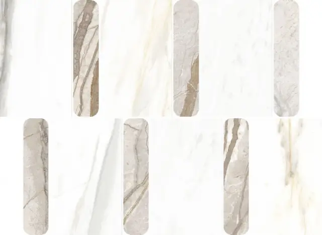 Stellaris Ivory Mosaico Argan 36.8x26.9