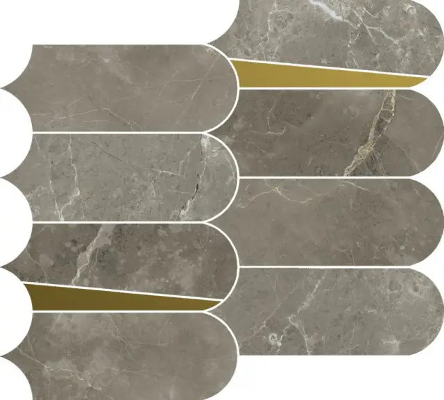 Stellaris Tuscania Grey Mosaico Elegant 32.5x36.1