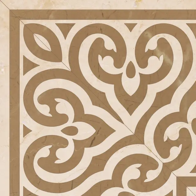 48 Waterjet Border 15x15