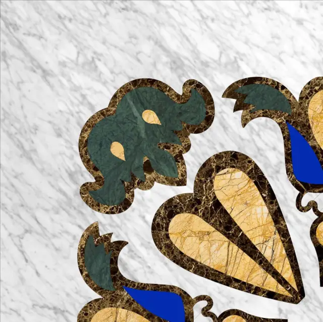 62 Waterjet Border 25x25 (Wings)