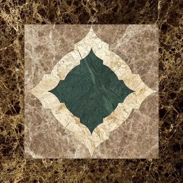 58 Waterjet Border 12x12 (Byzantine Corner)