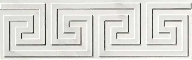 Roma Greca Statuario Listello 8x25