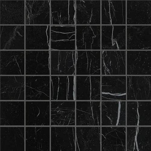 Roma Diamond Nero Reale Macromosaico 30x30