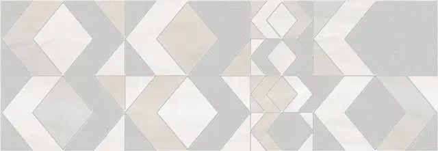 Gala Ivory Geometry Decor 24.2x70