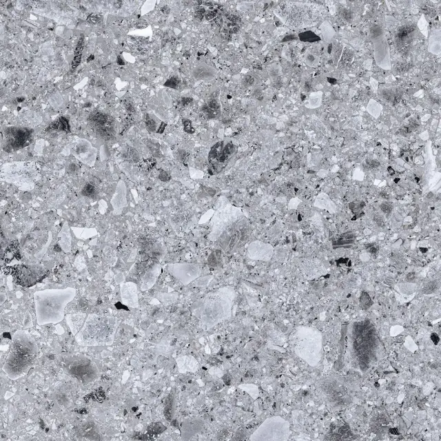 Terrazzo Light Grey Matt. 60x60