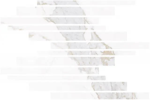 Blanc Calacatta Gold Mureto Mosaic Soft 30x45