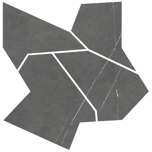 Allure Deco Mosaic Anthracite Soft 60x60