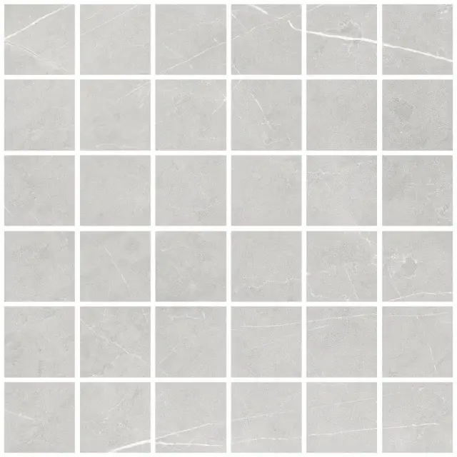Allure Mosaic 55 Light Grey Soft 30x30