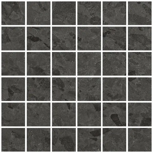 Eme Mosaic 55 Anthracite Anti-Slip 30x30