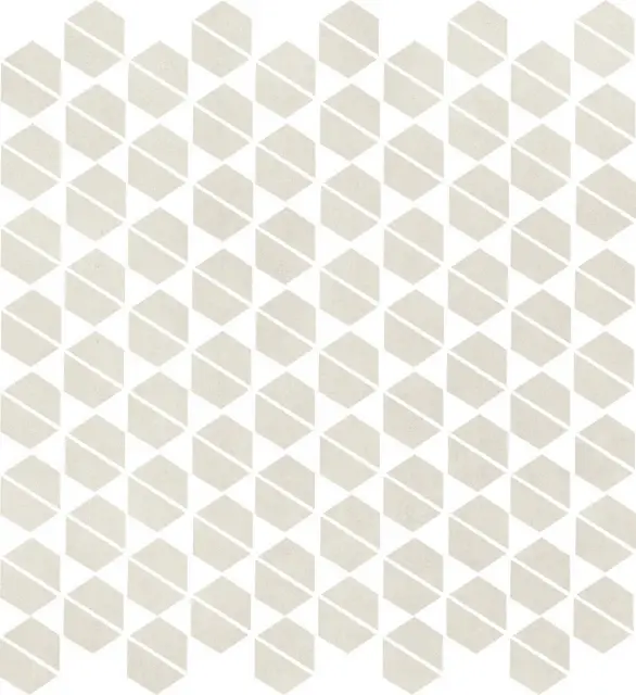 Cava White Mosaic. B. 27.5x29.6