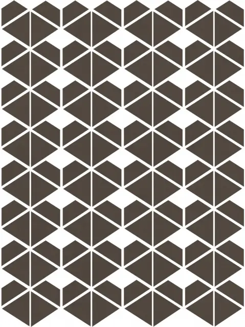 Cava Brown Mosaic. D. 22.8x27.1