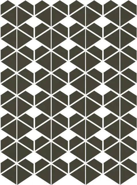 Cava Green Mosaic. D. 22.8x27.1