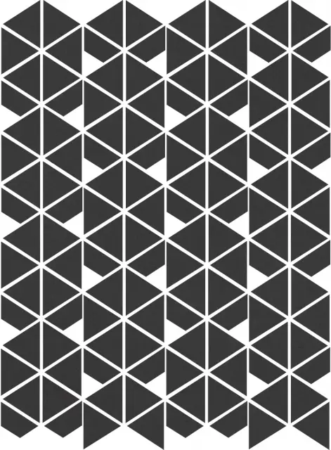 Cava Black Mosaic. E. 22.8x27.8