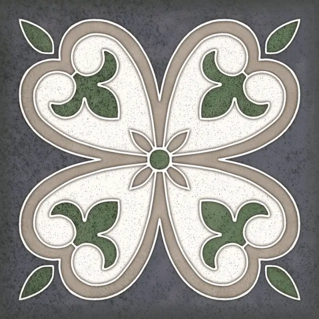 Керамическая плитка Плитка SMALTO DECOR 4  BLU 15*15