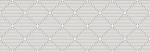 Керамическая плитка Декор 25.1*70.9 SENSE CREMA MEANDRO