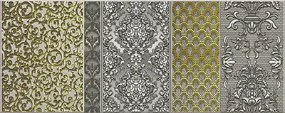 Керамическая плитка Декор 20,1*50,5 DIANA GRIGIO 2 1c