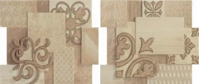 Керамическая плитка 9516 Comp.crema beige sin fin II