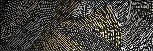 Керамическая плитка Dec. Diamond draw black gold