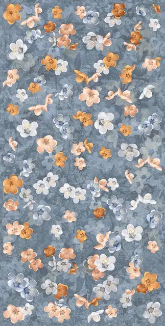 Керамогранит 05275 Bloom Blue Nat/Ret 60X120