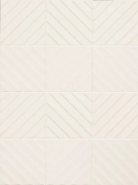 4D Diagonal White  20х20