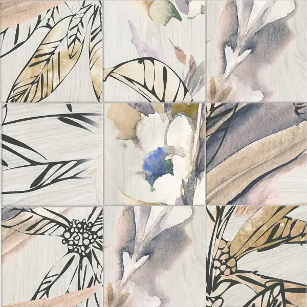 Decor Mural Autumn Leaves 20x20