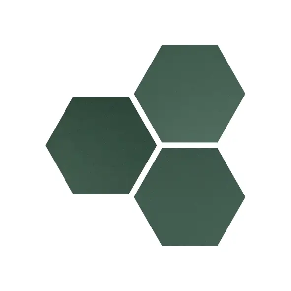 Hexa Six Green 14x16