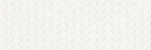 RA6J Vida Struttura Foglia 3D Bianco Rett 30x90