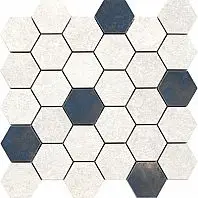 D.GRUNGE WHITE HEXA/AS/28,3X29,4/C