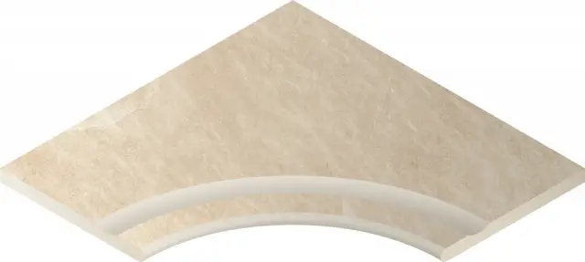 Materia Magnesio Bordo Nat 60x60 Svasato Ang.Round 30