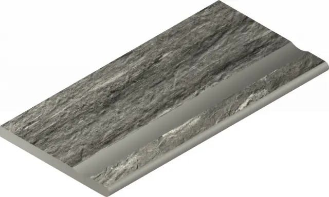 Skyfall Grigio X2 Bordo Nat 30x60 Svasato Round