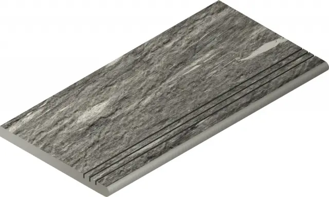 Skyfall Grigio X2 Gradino Round Grip 30x60