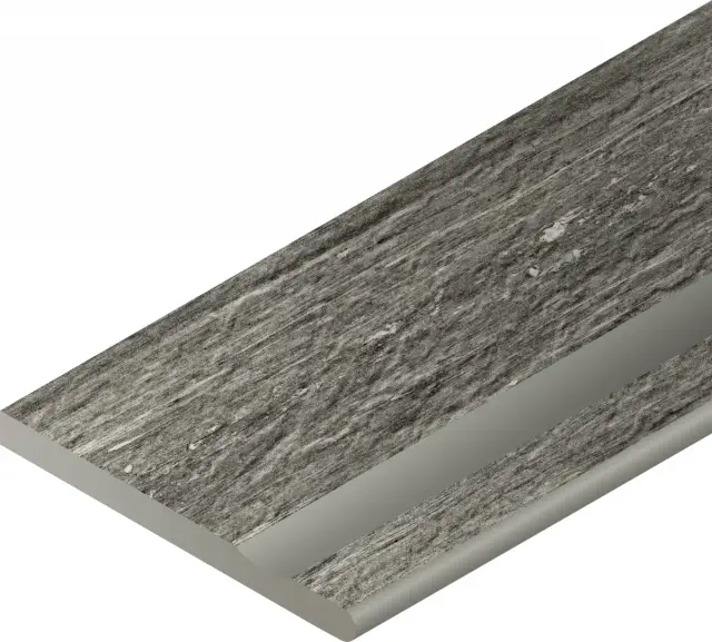 Skyfall Grigio X2 Bordo Nat 30x60 Svasato Round Dx Уг.Прав.